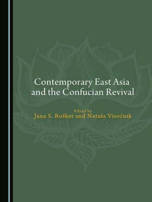 cover image of Contemporary East Asia and the Confucian Revival